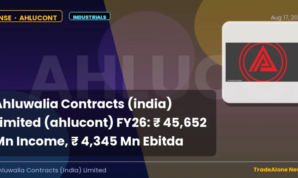 Ahluwalia Contracts (india) Limited FY26 Results