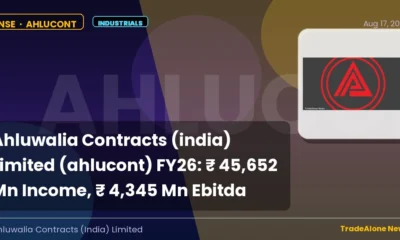 Ahluwalia Contracts (india) Limited FY26 Results