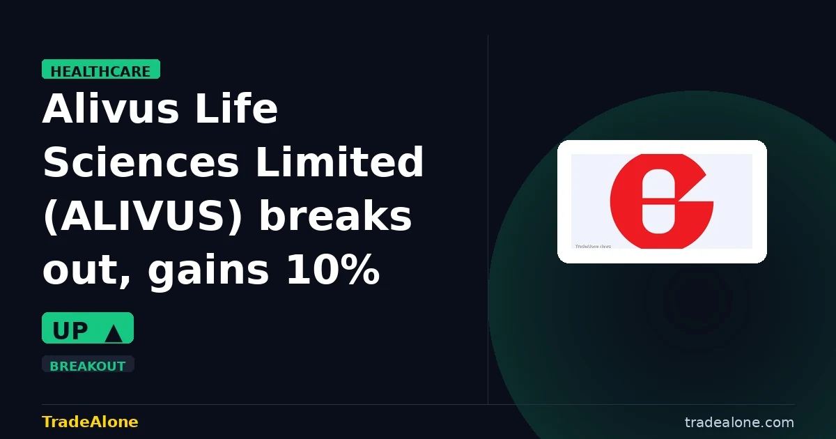 Alivus Life Sciences Limited ALIVUS breaks out