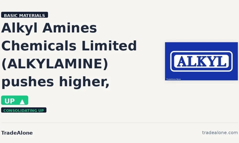 Alkyl Amines Chemicals Limited ALKYLAMINE gains 6% intraday