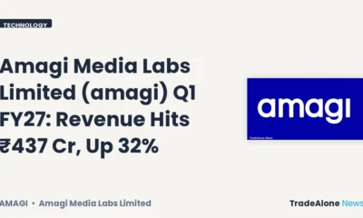 Amagi Media Labs Limited AMAGI Q1 FY27 Results