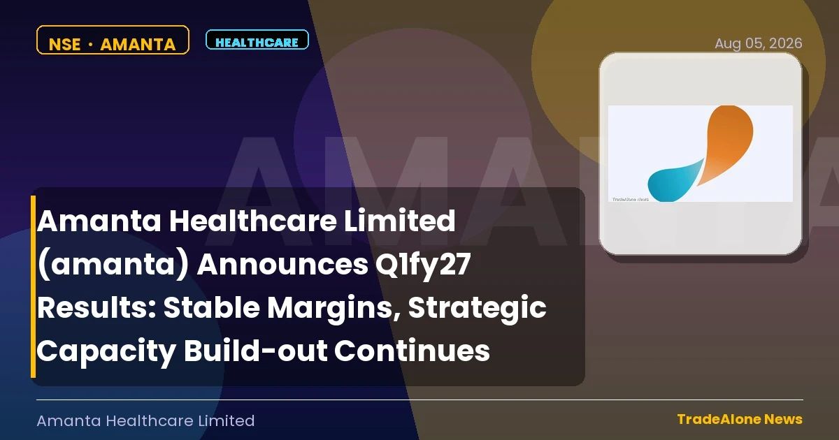 Amanta Healthcare Limited Amanta Q1fy27 Results