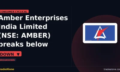 Amber Enterprises India Limited NSE: AMBER breaks below support