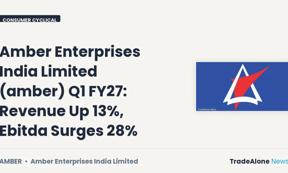 Amber Enterprises India Limited AMBER Q1 FY27 Results