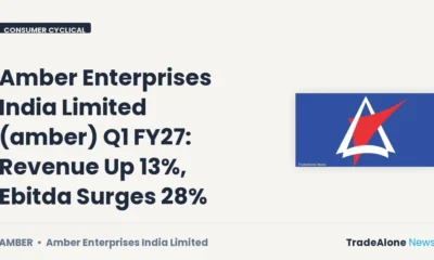 Amber Enterprises India Limited AMBER Q1 FY27 Results