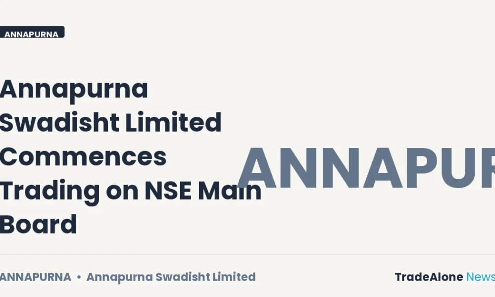 Annapurna Swadisht Limited Annapurna Main Board Listing August 2026