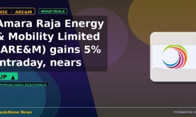 Amara Raja Energy & Mobility Limited ARE&M gains 5% intraday