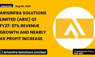 Arisinfra Solutions Limited ARIS Q1 FY27 Results