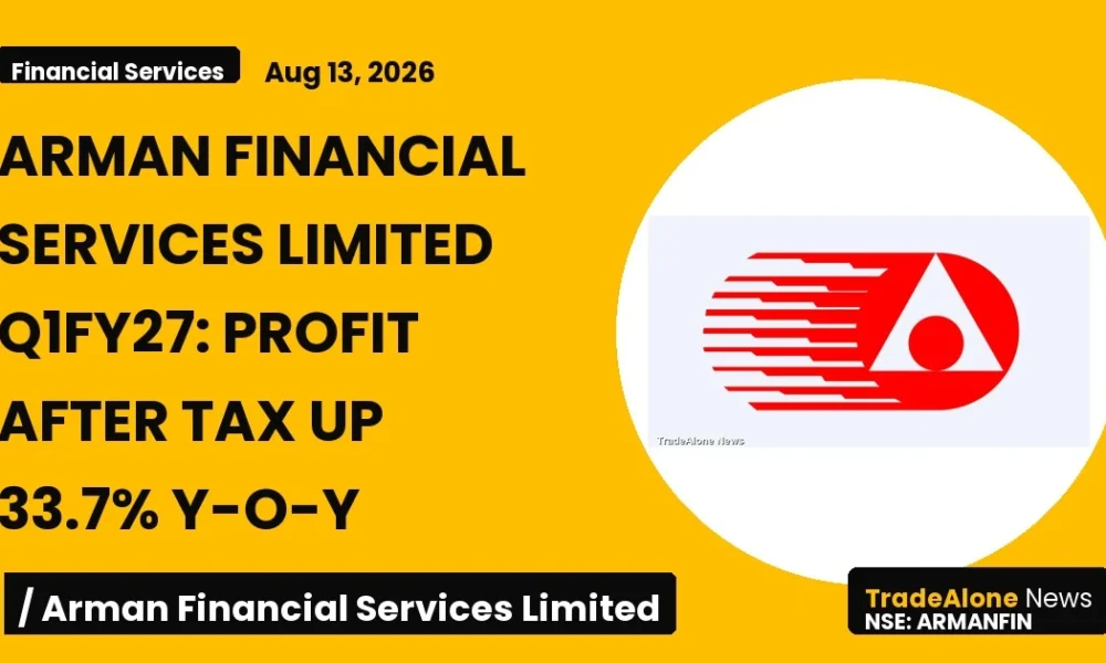 Arman Financial Services Limited Armanfin Q1fy27 Results