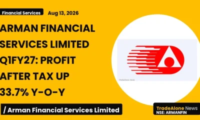Arman Financial Services Limited Armanfin Q1fy27 Results