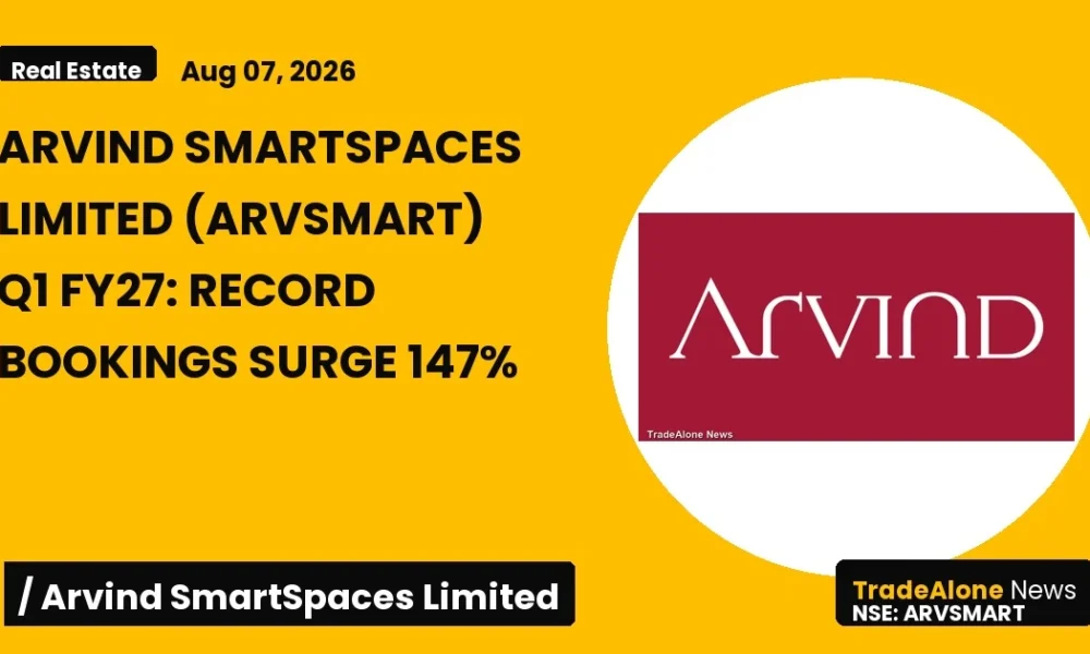 Arvind Smartspaces Limited Arvsmart Q1 FY27 Results