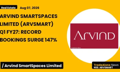 Arvind Smartspaces Limited Arvsmart Q1 FY27 Results