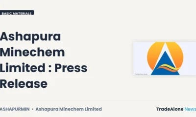 Ashapura Minechem Limited NSE Announcement