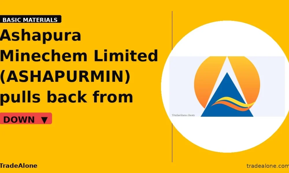 Ashapura Minechem Limited ASHAPURMIN stock move down 10% intraday