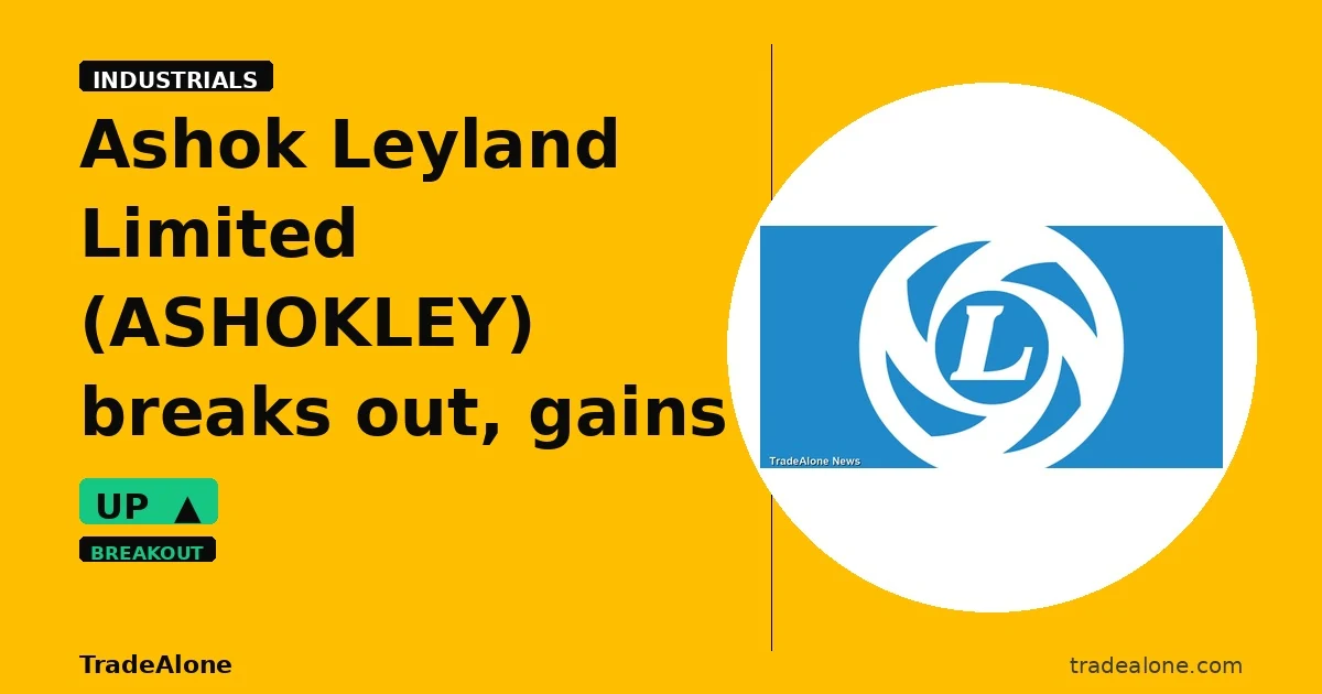 Ashok Leyland Limited ASHOKLEY breakout
