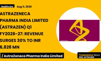 Astrazeneca Pharma India Limited Q1 Fy2026-27 Revenue