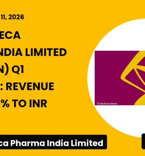 Astrazeneca Pharma India Limited Q1 Fy2026-27 Revenue