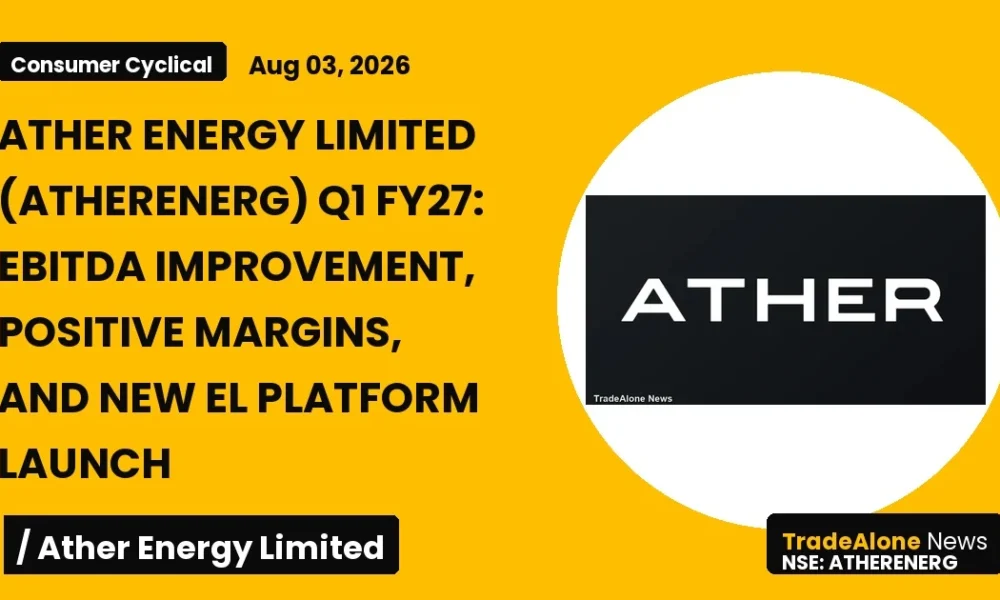 Ather Energy Limited Atherenerg Q1 FY27 Ebitda Improvement