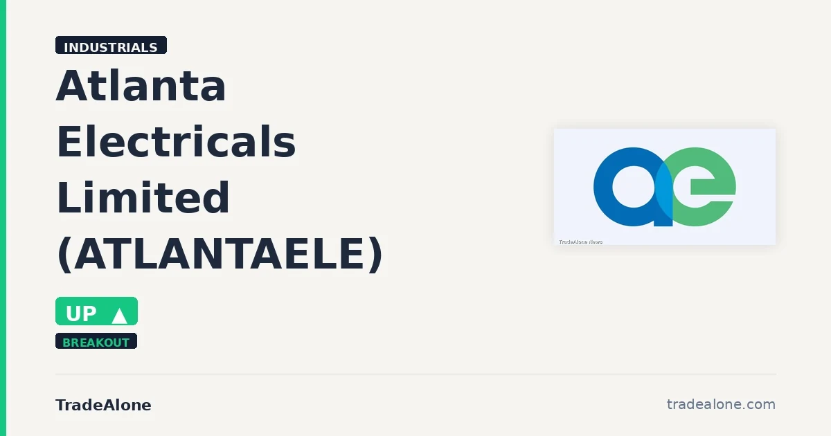 Atlanta Electricals Limited ATLANTAELE gains 5% intraday