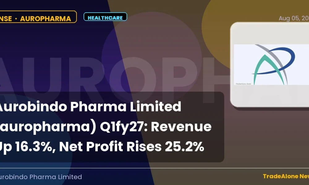 Aurobindo Pharma Limited Auropharma Q1fy27 Results