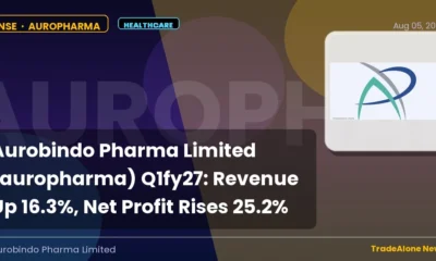 Aurobindo Pharma Limited Auropharma Q1fy27 Results