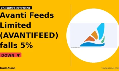 Avanti Feeds Limited AVANTIFEED falls 5% intraday