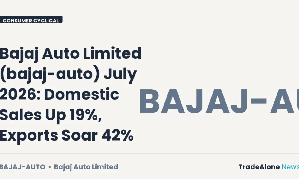 Bajaj Auto Limited Q1 FY27 Results: Domestic Sales Up 19%, Exports Soar 42%