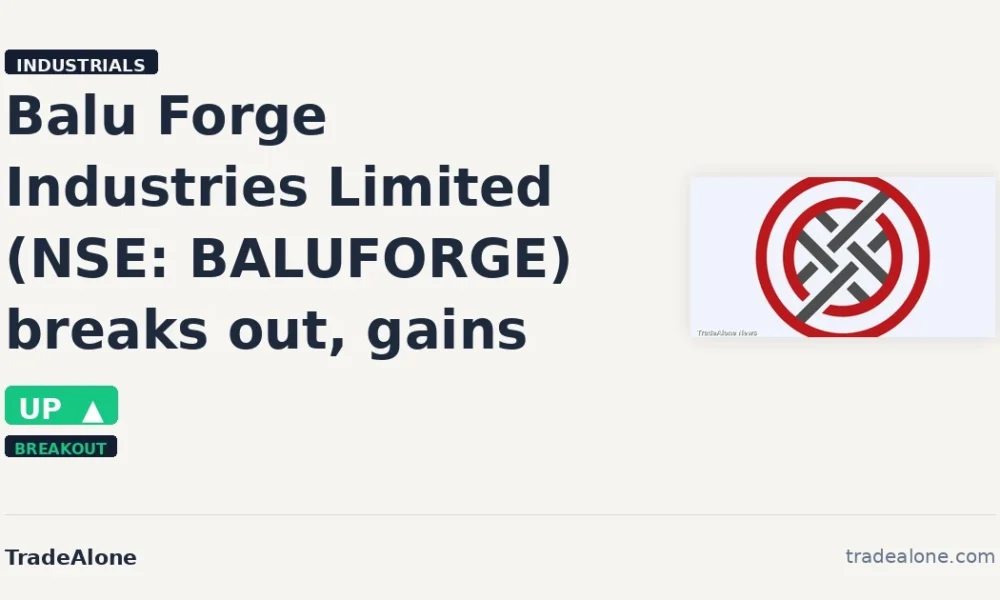 Balu Forge Industries Limited BALUFORGE breakout