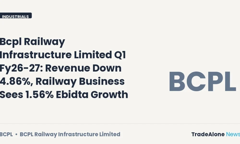 Bcpl Railway Infrastructure Limited Q1 Fy26-27 Results