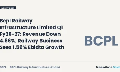 Bcpl Railway Infrastructure Limited Q1 Fy26-27 Results