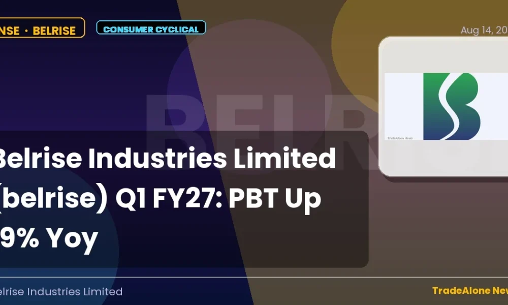 Belrise Industries Limited Belrise Q1 FY27 PBT Up