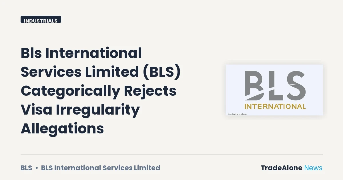 Bls International Services Limited BLS Q3 FY26 Allegations