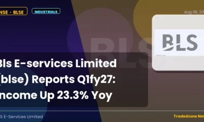 Bls E-services Limited BLSE Q1fy27 Results