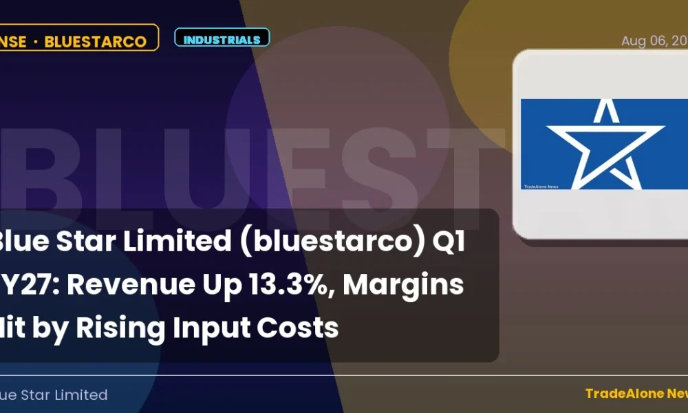 Blue Star Limited Bluestarco Q1 FY27 Results