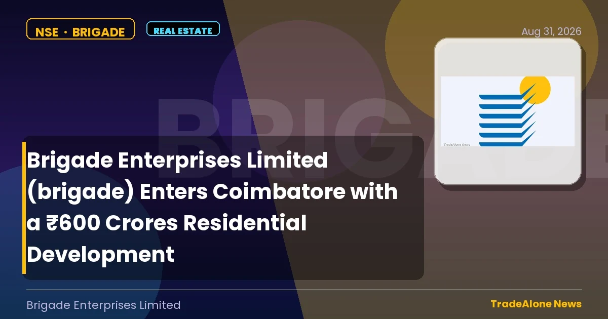 Brigade Enterprises Limited Brigade Coimbatore Residential Development