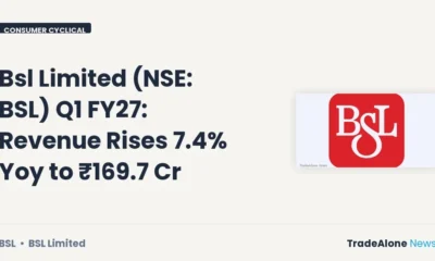 Bsl Limited Q1 FY27 Results