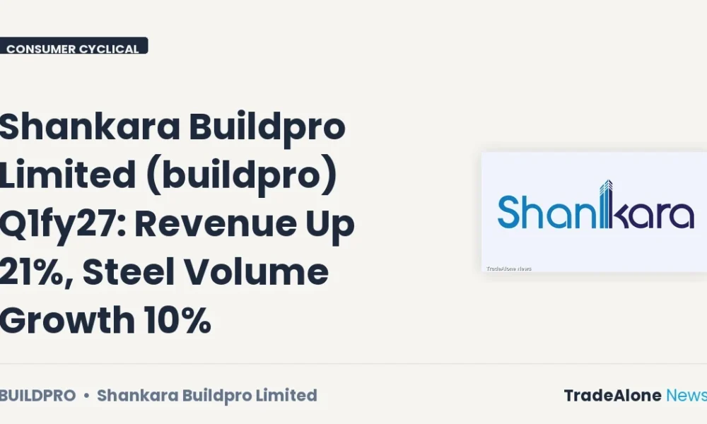 Shankara Buildpro Limited Buildpro Q1fy27 Results