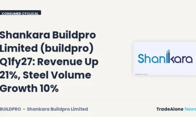 Shankara Buildpro Limited Buildpro Q1fy27 Results