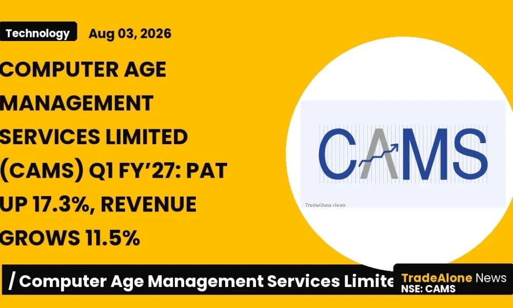 Computer Age Management Services Limited CAMS Q1 FY27 Results