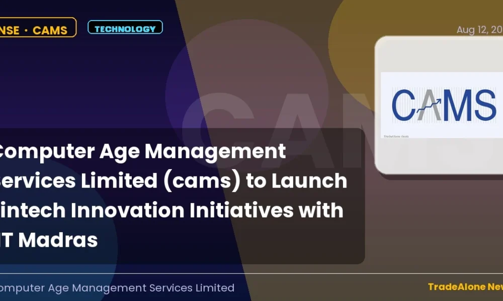 Computer Age Management Services Limited CAMS Fintech Innovation Lab
