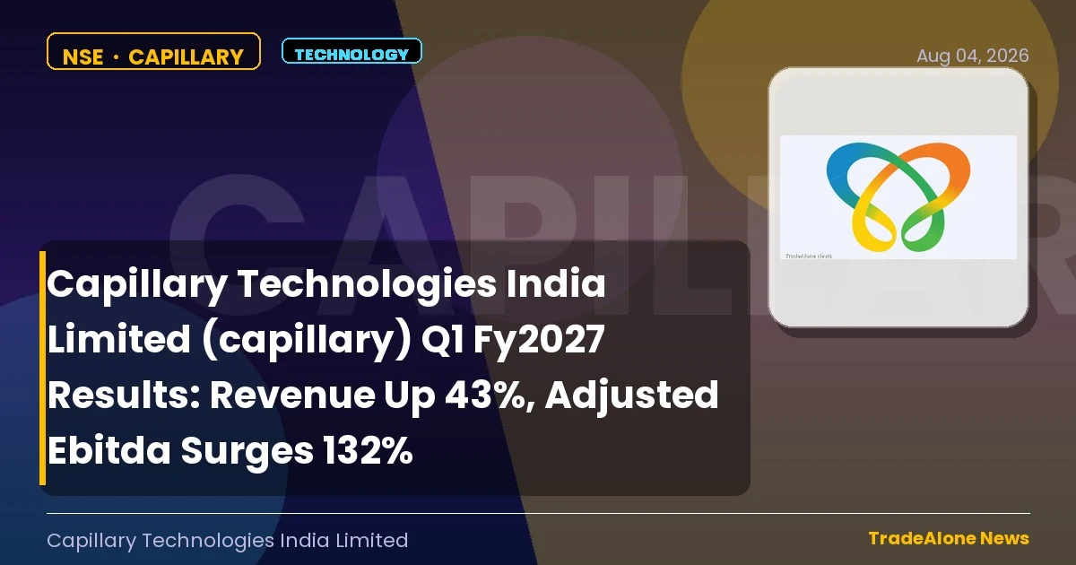 Capillary Technologies Capillary Q1 Fy2027 Results