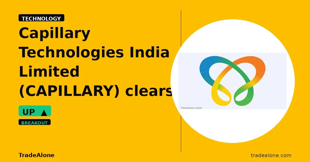 Capillary Technologies India Limited CAPILLARY clears resistance
