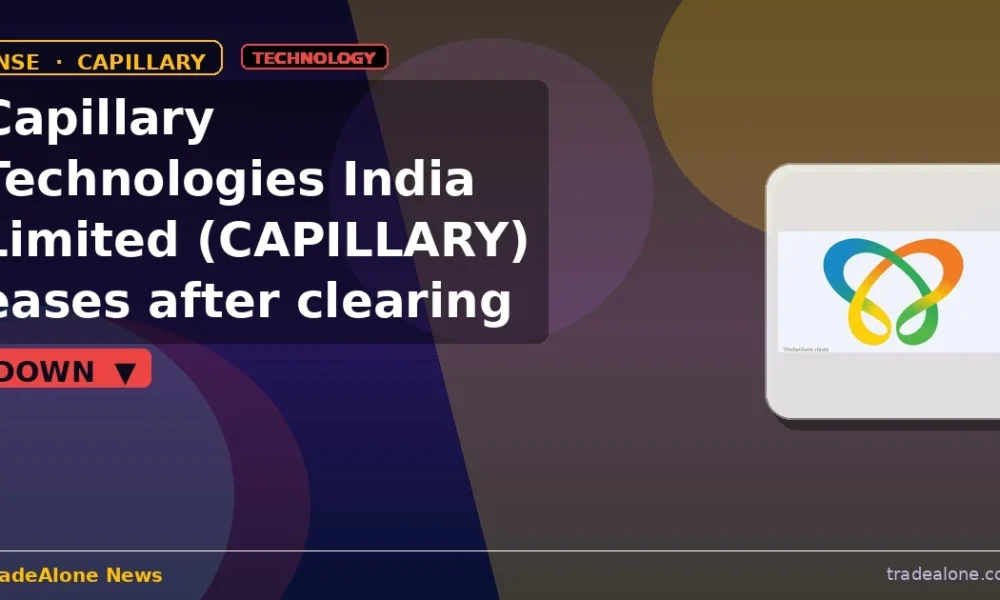 Capillary Technologies India Limited CAPILLARY pulls back from breakout highs