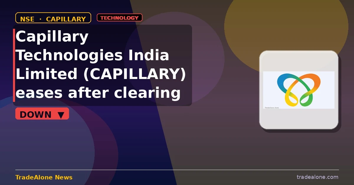 Capillary Technologies India Limited CAPILLARY pulls back from breakout highs
