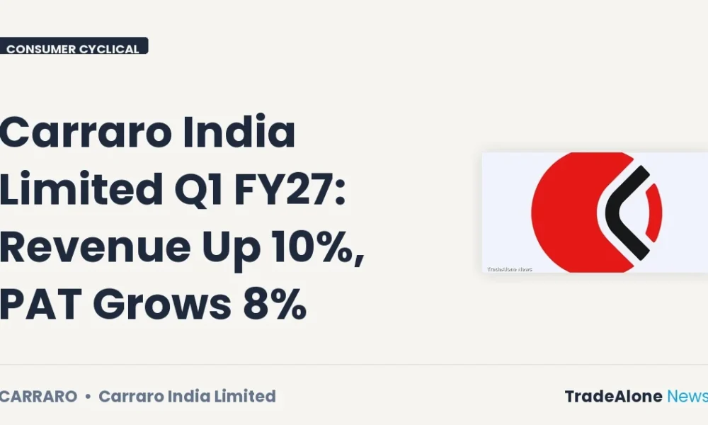Carraro India Limited Carraro Q1 FY27 Results