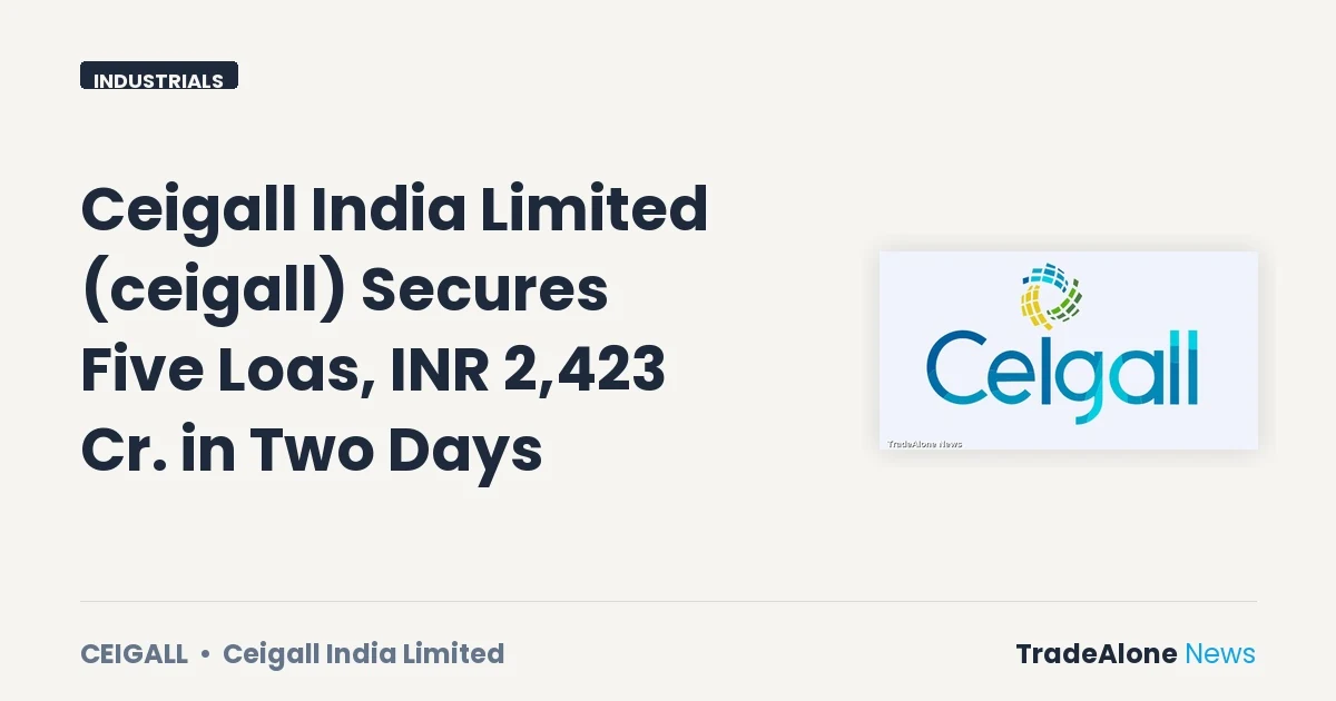 Ceigall India Limited Ceigall Q3 FY27 Order Book