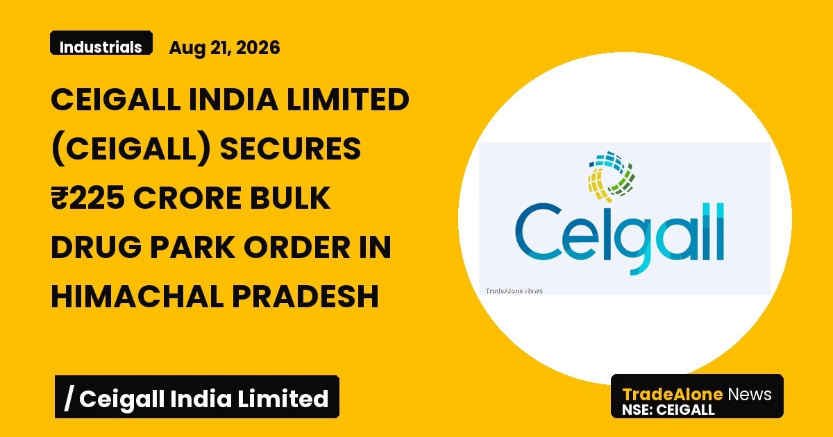 Ceigall India Limited Ceigall Q3 FY26 Bulk Drug Park Order