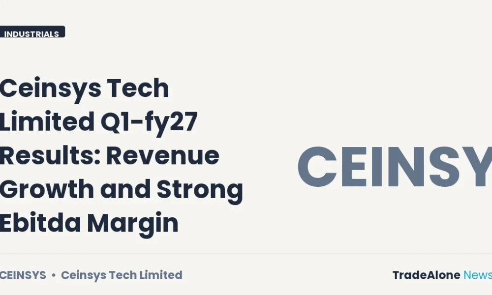 Ceinsys Tech Limited Ceinsys Q1 FY27 Results