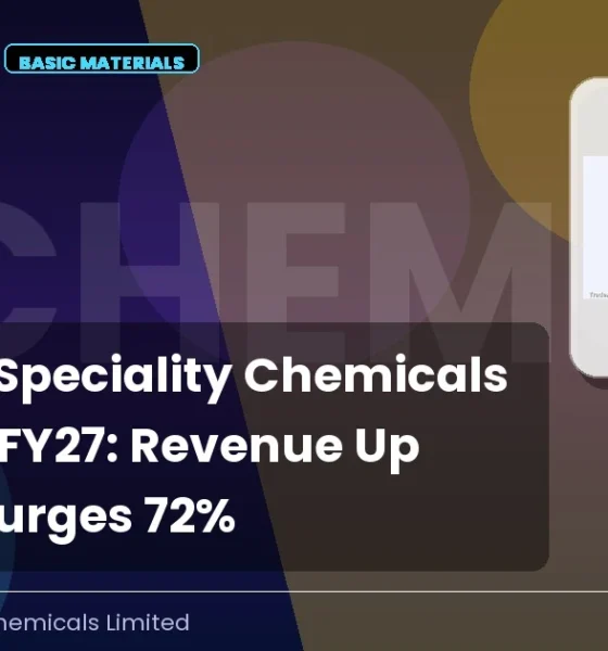 Chemcon Speciality Chemicals Limited Chemcon Q1 FY27 Results