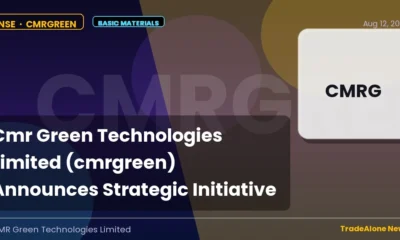 Cmr Green Technologies Limited Cmrgreen August 2026 Strategic Initiative